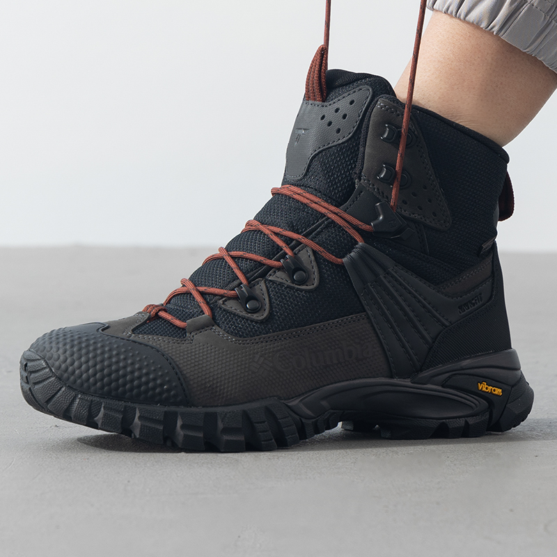 哥伦比亚中帮轻便登山鞋男鞋秋冬新款户外运动鞋减震徒步鞋旅游鞋