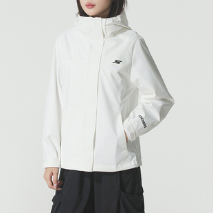 新款 冬季 梭织运动服外套登山服户外休闲夹克 女装 斯凯奇官方正品