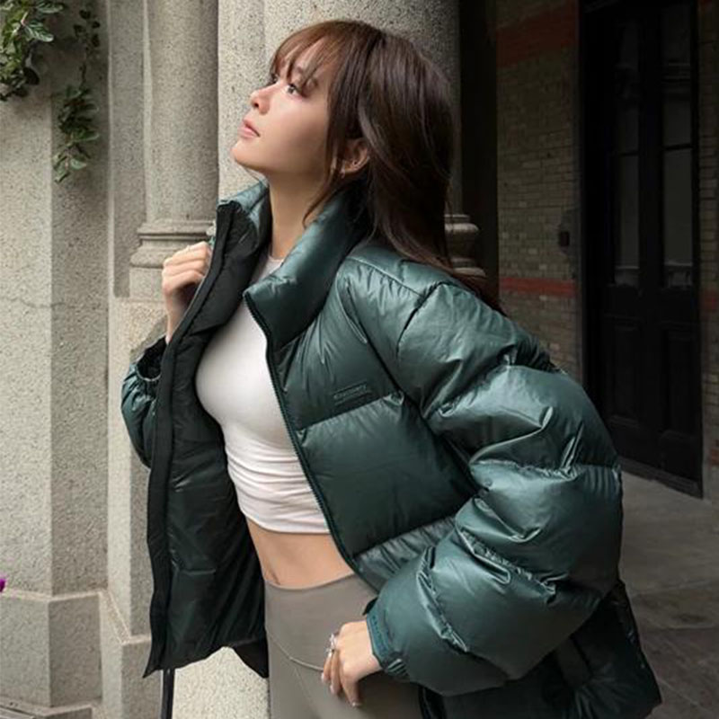 DISCOVERY檀健次同款鹅绒羽绒服男2025新款加厚立领短款保暖外套