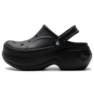 厚底輕便時(shí)尚 卡駱馳crocs洞洞鞋 女鞋 貝拉Clog沙灘涉水拖鞋 子 涼鞋