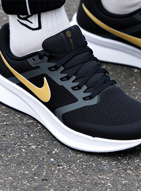 NIKE耐克网面跑鞋男鞋冬季新款公路减震跑步鞋RUN SWIFT 3运动鞋