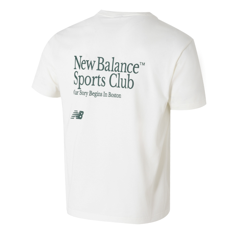 New balance NB白色短袖男女2025夏季新款情侣T恤休闲半袖运动服