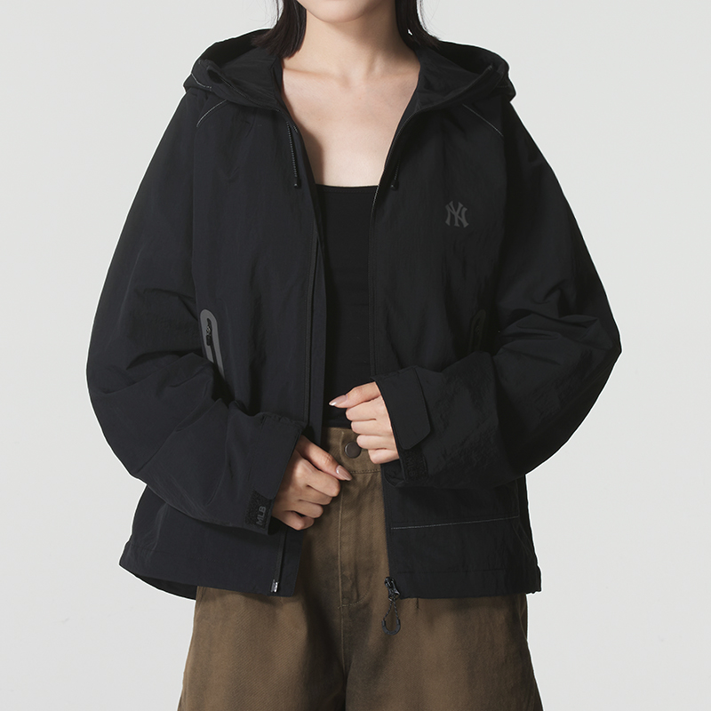 MLB外套男女同款2025冬季新款梭织夹克情侣运动休闲外套3AWJB0454