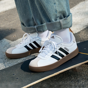 阿迪达斯正品男鞋德训鞋VL COURT运动休闲鞋低帮复古板鞋T头鞋子