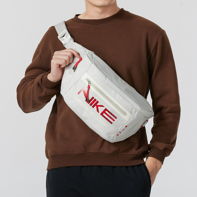 NIKE耐克腰包男包女包夏季新款胸包运动包单肩包时尚斜挎包HV6