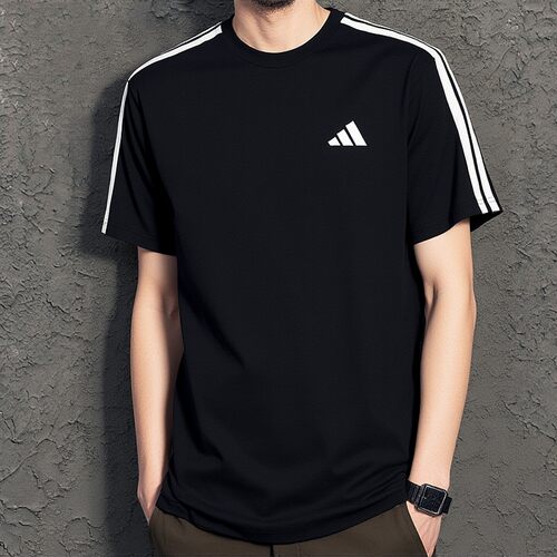 幸运叶子|Adidas阿迪达斯短袖男运动服宽松透气圆领T恤KR2490