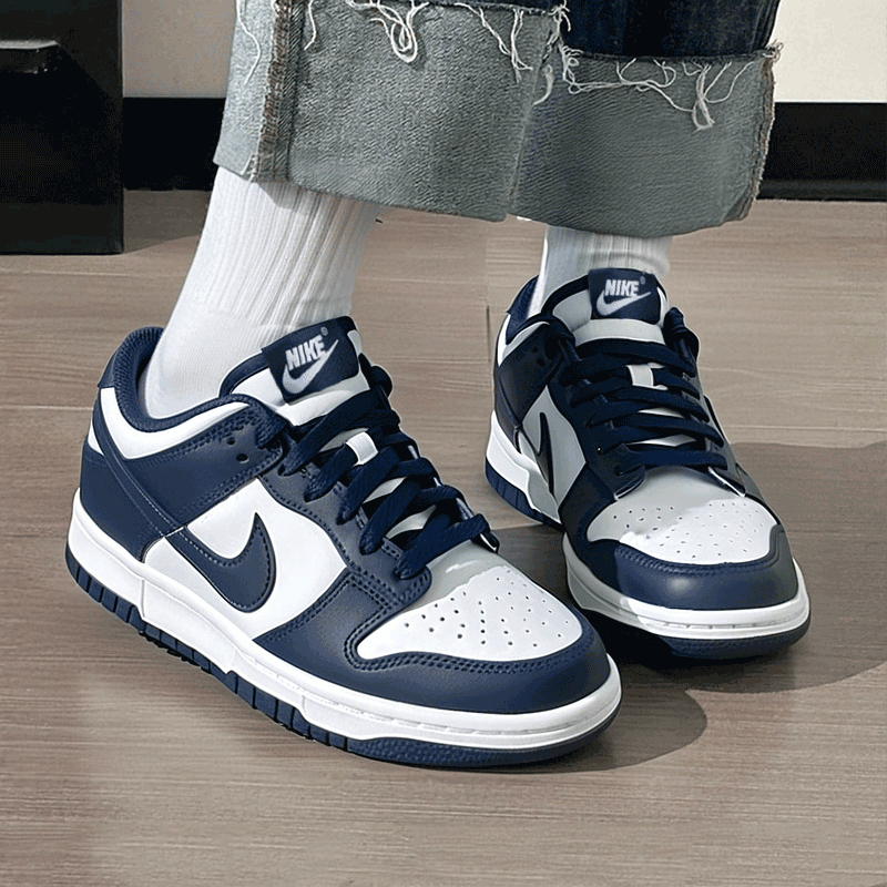 NIKE耐克女鞋2025冬季新款DUNK拼接运动鞋复古休闲鞋板鞋FB9109