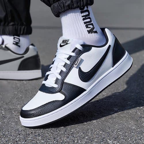 耐克正品休闲鞋男2025冬季新款正品运动滑板鞋黑白熊猫板鞋AQ1774