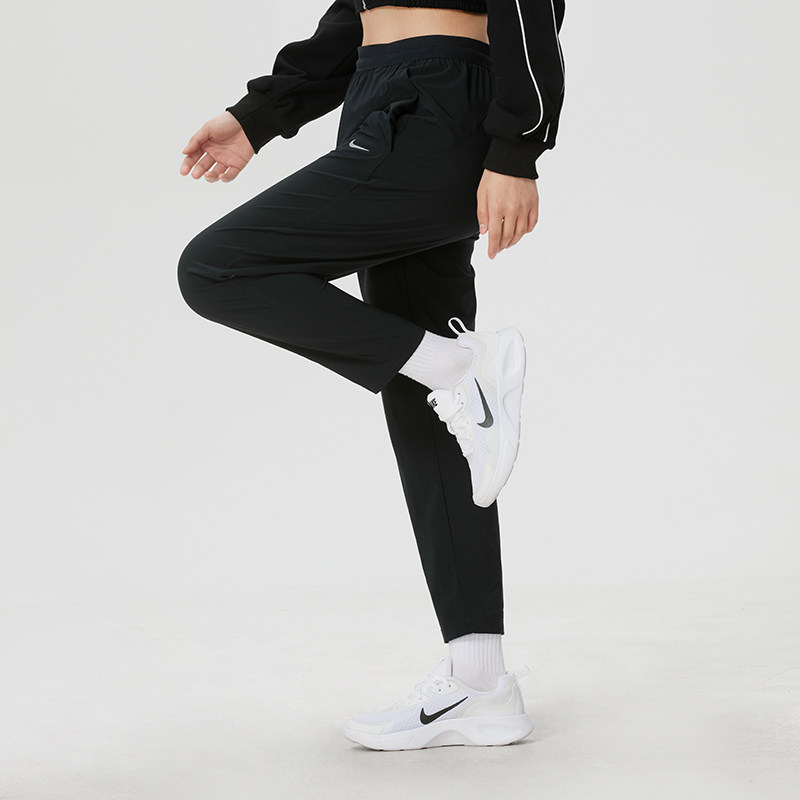 NIKE耐克黑色长裤女裤春季新款女子跑步运动裤健身训练裤HV5765