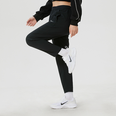 NIKE耐克黑色长裤女裤春季新款女子跑步运动裤健身训练裤HV5765