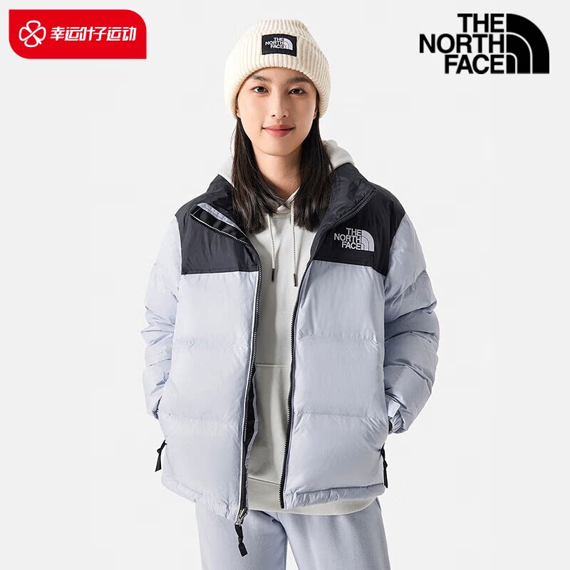 北面旗舰店官网羽绒服女2024夏季新款加厚夹克户外保暖外套运动服