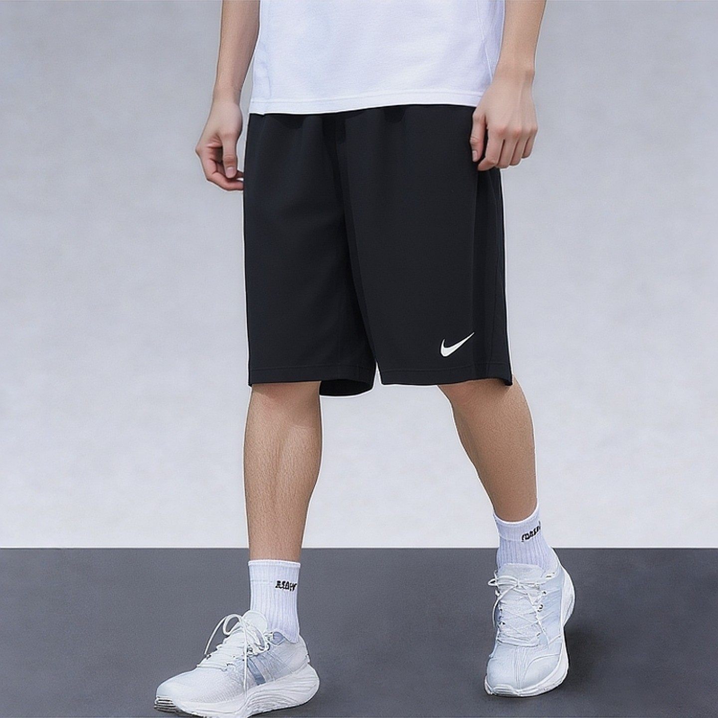 耐克男裤五分裤2026春季新款 DRI-FIT快干透气篮球运动裤跑步短裤