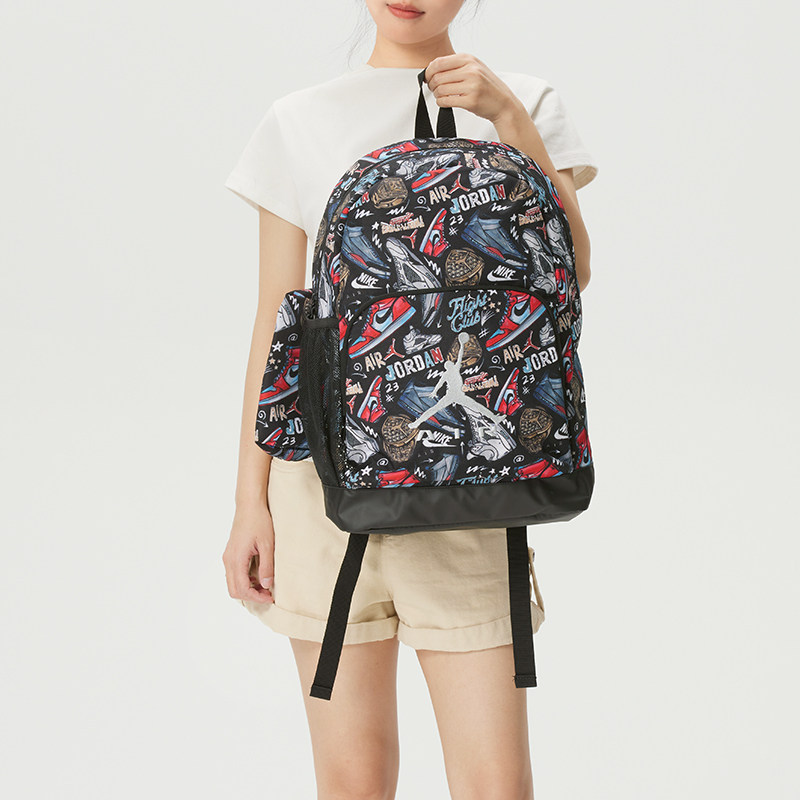 NIKE耐克JORDAN休闲运动包AJ电脑双肩背包学生书包男包女