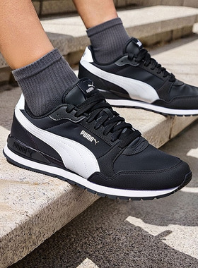 PUMA彪马黑色休闲鞋男鞋女鞋正品春季新款复古运动鞋跑步鞋384857
