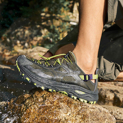 Mizuno美津浓男鞋新款山系透气运动凉鞋溯溪鞋RACER TRAIL SE V2