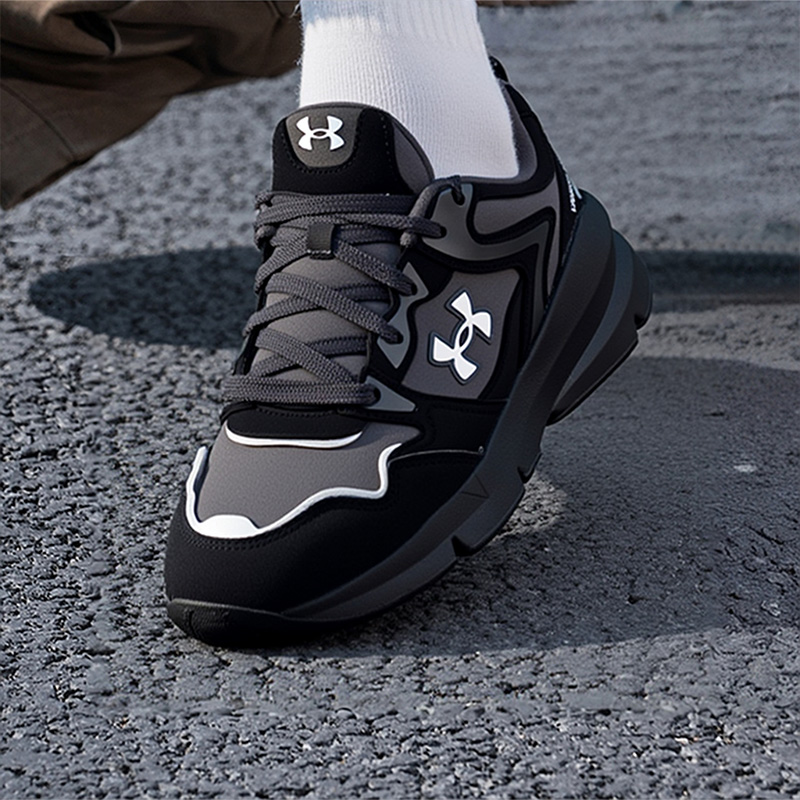 UA安德玛运动鞋男鞋女鞋秋季新款Forge Runner跑步鞋休闲鞋老爹鞋