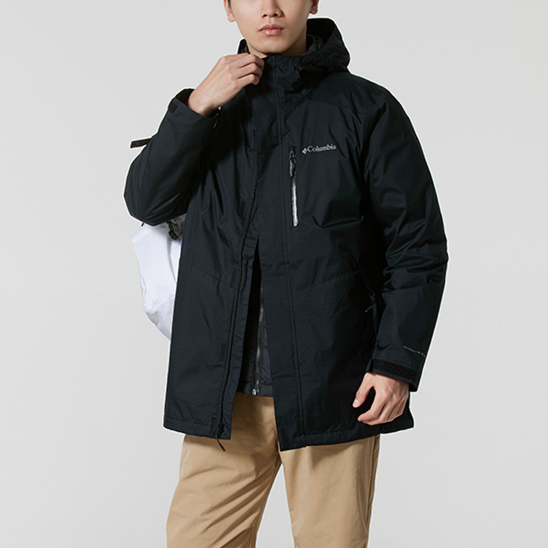 哥伦比亚Columbia男装2025秋冬新款三合一夹克运动服外套冲锋衣