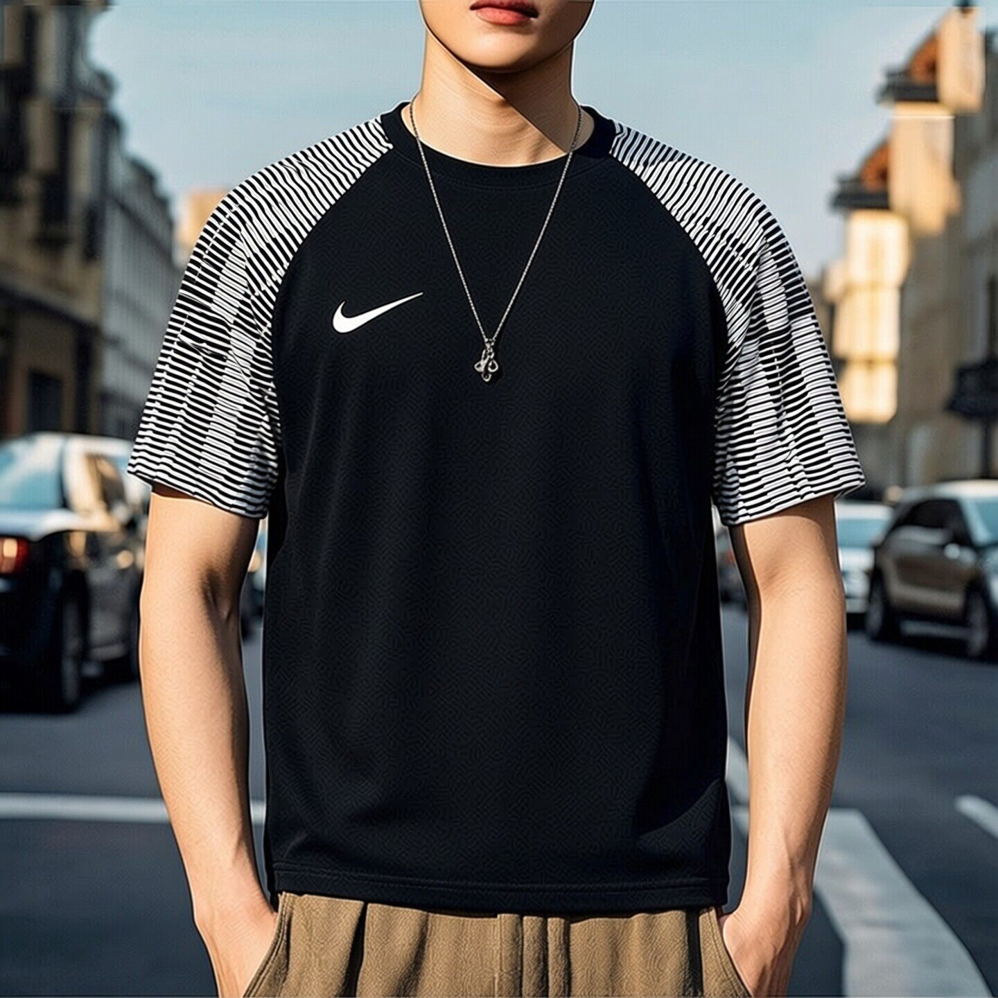 耐克男装短袖26夏季新款足球服比赛训组队服宽松大码透气圆领t恤