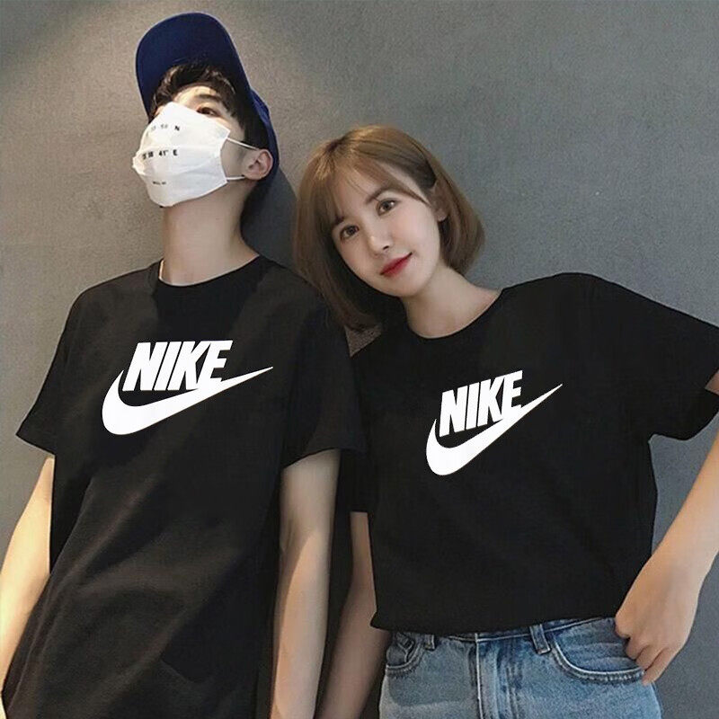 耐克男装女装T恤夏季跑步训练运动服休闲宽松圆领情侣短袖T恤衫
