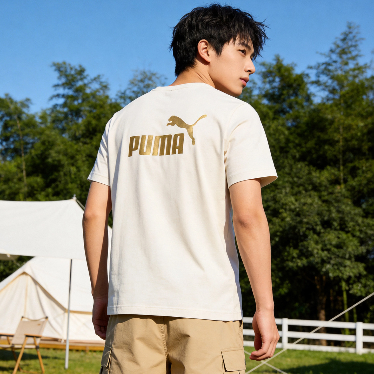 幸运叶子丨PUMA彪马短袖T恤男2026夏季男士金标纯棉运动圆领半袖