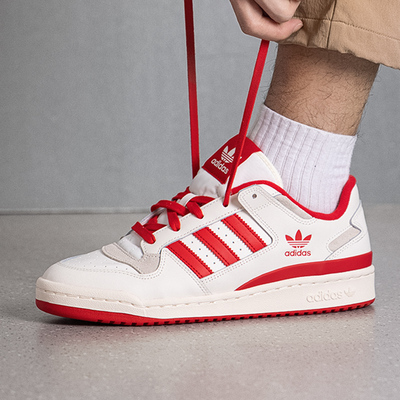 阿迪达斯三叶草男鞋女鞋FORUM LOW CL运动鞋休闲鞋情侣复古板鞋