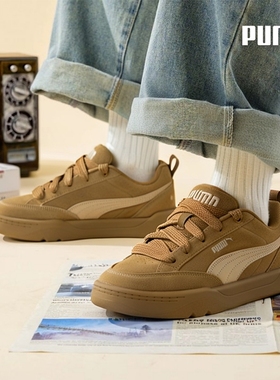 PUMA彪马厚底板鞋男鞋2025冬季新款复古保暖情侣休闲运动鞋401606