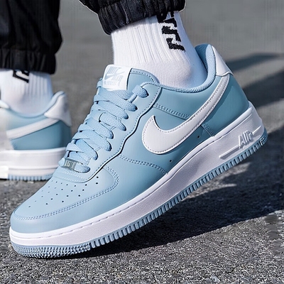 NIKE耐克蓝色鞋板鞋男款2025新款空军一号af1板鞋潮流低帮休闲鞋