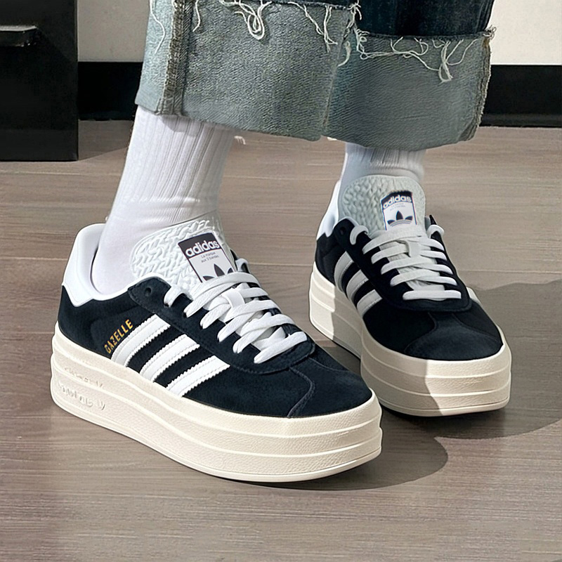 阿迪达斯三叶草官方正品女鞋厚底德训鞋新款运动鞋复古板鞋休闲鞋