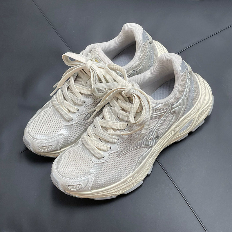 Mizuno美津浓官网男女复古老爹鞋春季透气运动鞋减震跑步鞋RA