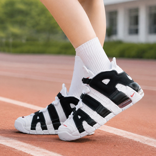 幸运叶子丨耐克女鞋 2026新款复古皮蓬大air more气垫休闲运动鞋