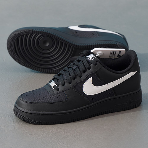 幸运叶子丨Nike耐克男鞋AirForce1低帮AF1黑白复古板鞋