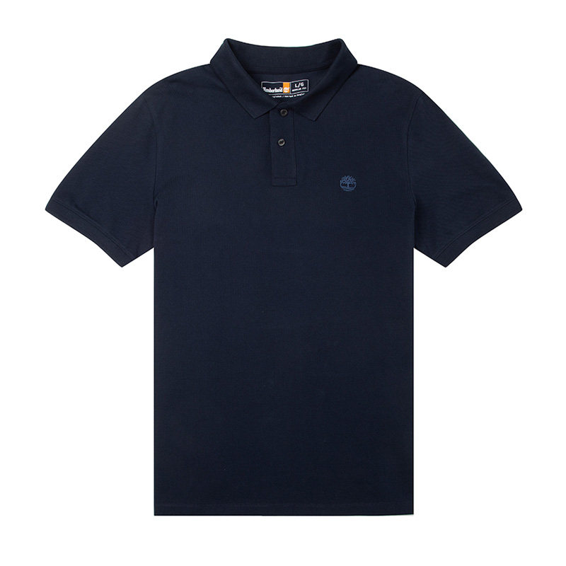 Timberland添柏岚官方POLO衫男士宽松运动服翻领休闲短
