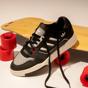 LOW2.0透气休闲板鞋 阿迪达斯adidas三叶草男鞋 STEP DROP 2025新款