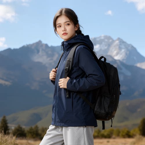 jackWolfskin狼爪冲锋衣女装秋冬户外抓绒三合一夹克外套5031991