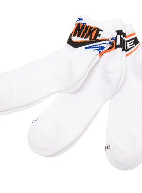 NIKE耐克袜子男袜女袜春季新款跑步训练袜透气中筒袜休闲袜HJ9378