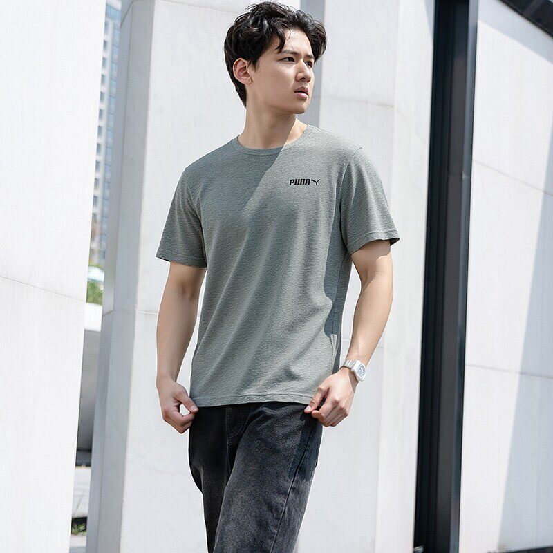 PUMA彪马短袖男装夏季新款男士圆领T恤休闲运动服透气半袖691