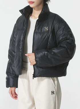 MLB官方女款时尚韩系短款加厚保暖羽绒服外套25冬季新款3FDJB2056