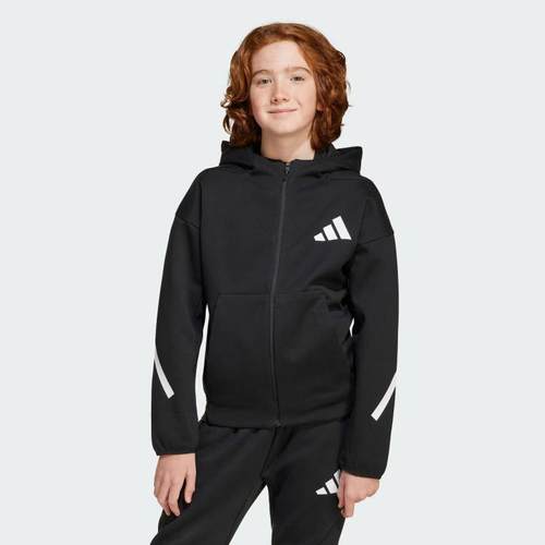 Adidas阿迪达斯童装儿童外套ZNE真治愈系列男女大童保暖连帽夹克