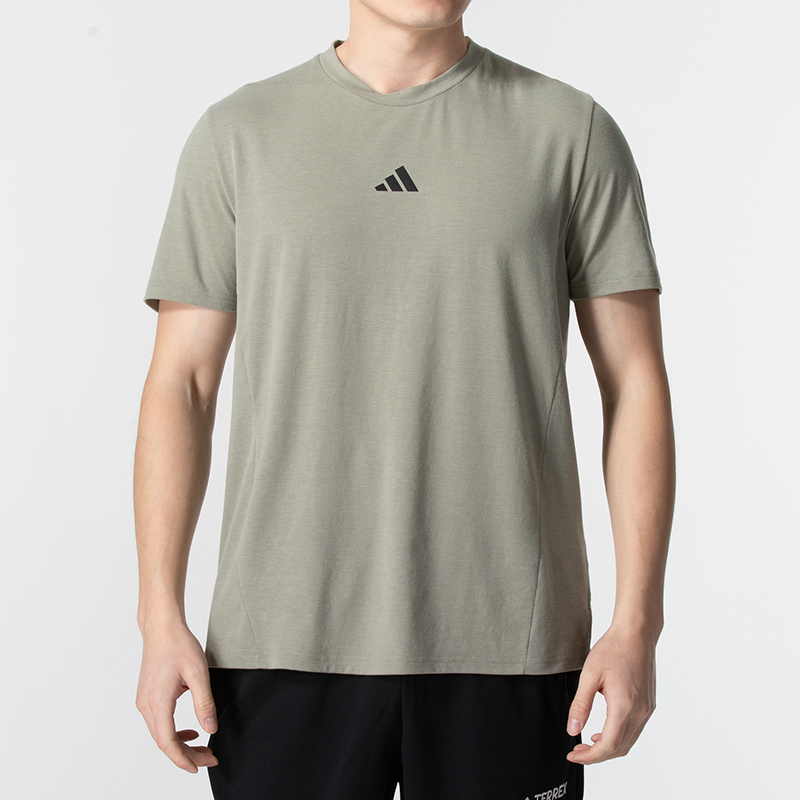 阿迪达斯速干短袖男子夏季新款跑步健身衣训练运动T恤IS3817