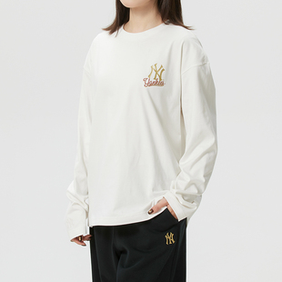 男装 透气情侣运动长袖 女装 户外健身训练时尚 T恤 2026新款 MLB官方