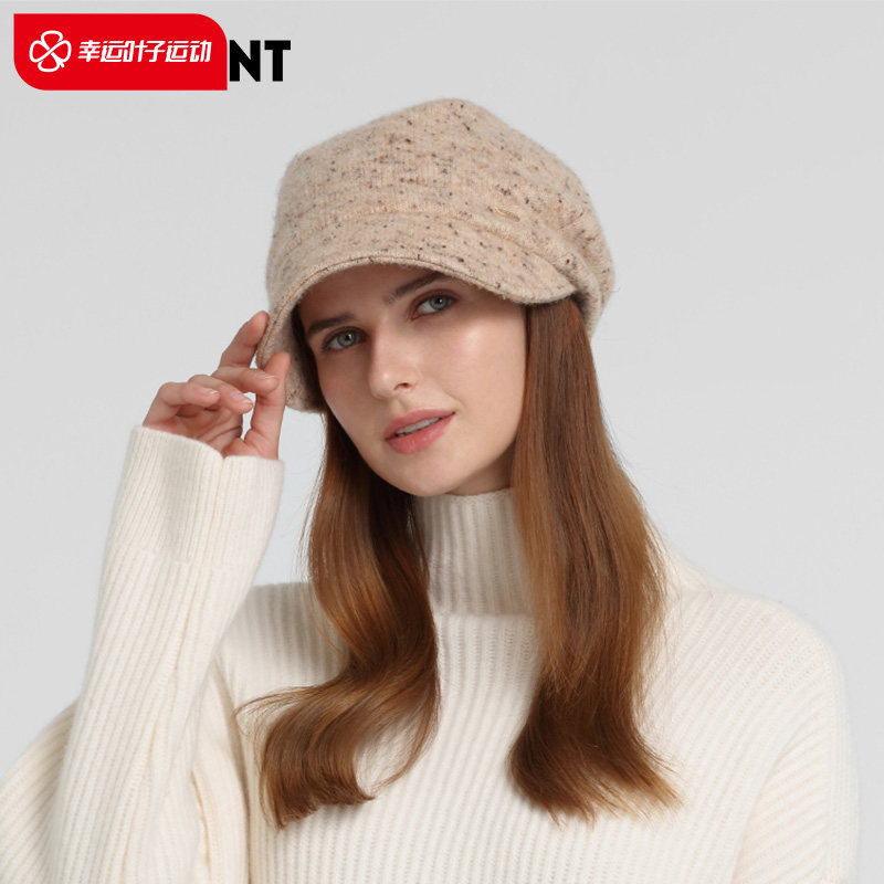 kenmont卡蒙帽子2022新款运动帽女士休闲帽贝雷帽遮阳保暖堆堆帽