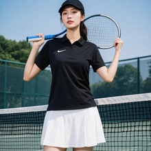 Nike耐克官方正品女士速干短袖夏季新款运动透气T恤翻领POLO衫女