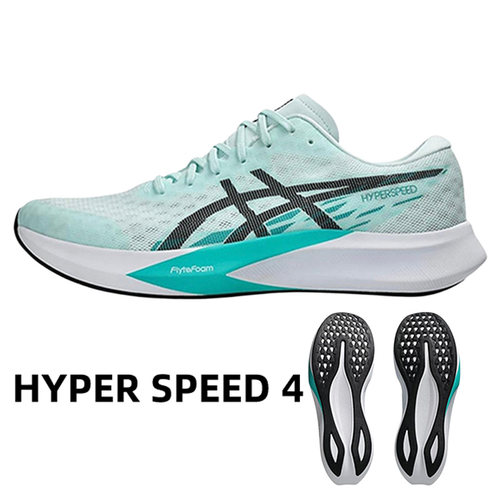 亚瑟士HYPER SPEED4宽楦跑步鞋男鞋2025新款透气运动鞋竞速型跑鞋