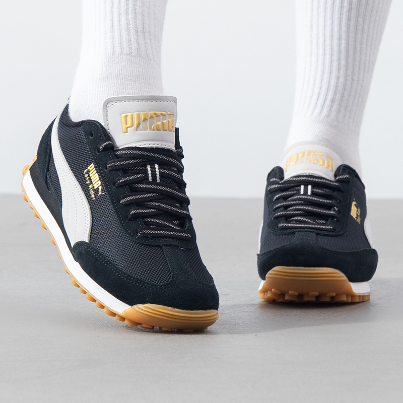 PUMA彪马德训鞋男鞋女鞋25冬季新款情侣黑色透气运动休闲鞋401559