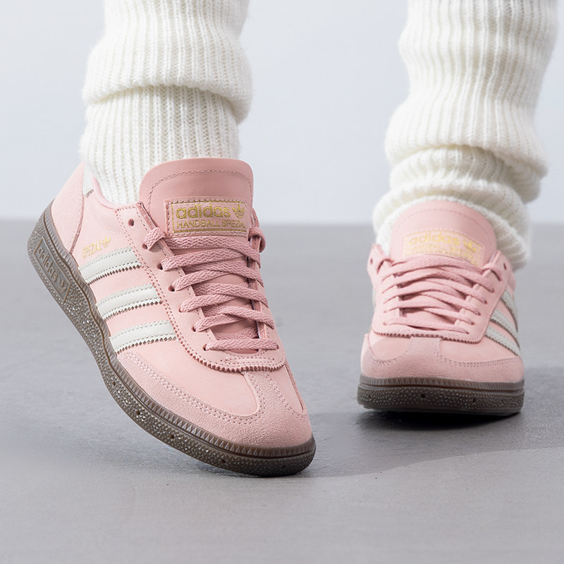 阿迪达斯三叶草粉色女鞋HANDBALL SPEZIAL德训鞋新款T头鞋运动鞋,运动鞋new,运动休闲鞋,淘宝优惠券,粉丝福利购,淘宝优惠卷