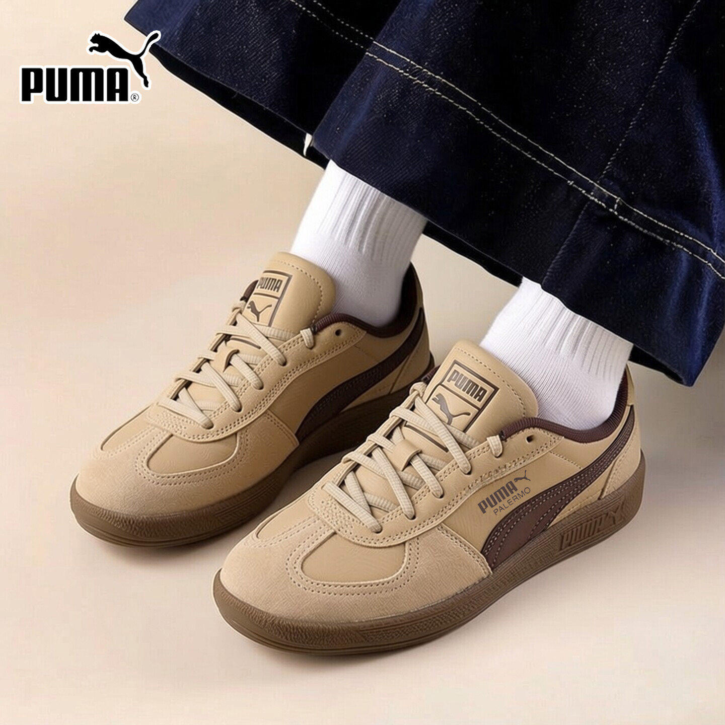 PUMA彪马板鞋男女鞋2026新款情侣复古德训鞋休闲情侣运动鞋403257