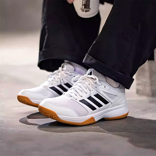 阿迪达斯运动鞋男鞋春季新款网面透气健身训练跑步鞋女款黑色鞋子