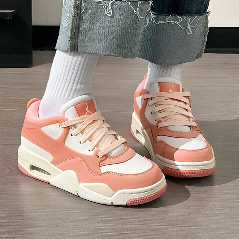 NIKE耐克板鞋女鞋秋季新款AIRJORDAN4透气运动鞋减震气垫鞋跑步鞋