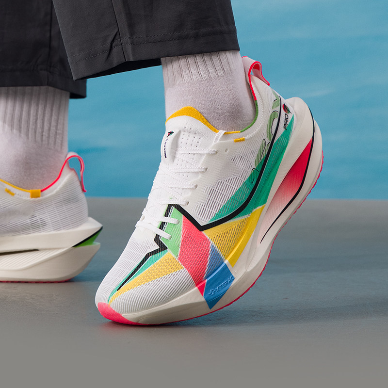 特步缓震竞速跑鞋男鞋2025新款160X 7.0 PRO运动鞋轻便低帮慢跑鞋