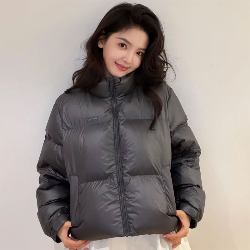 章若楠同款DISCOVERY羽绒服女装2025新款夹克保暖防风女士外套